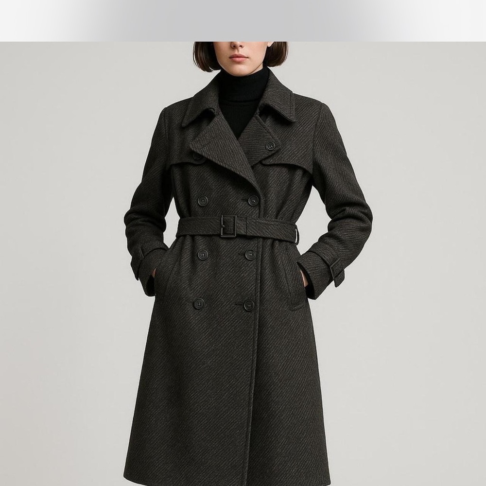 Dolce & Gabbana Italian Wool Trench Coat — Luxury Classic